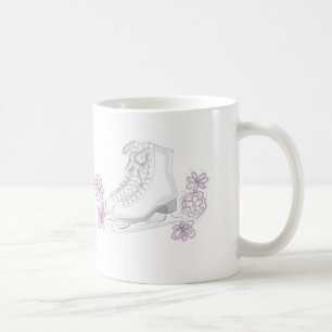 Nätt figurskridskomugg kaffemugg