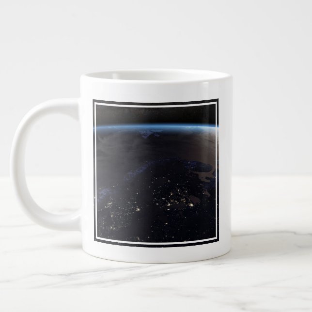 Natt Fjärdeuropa Jumbo Mugg (Vänster)