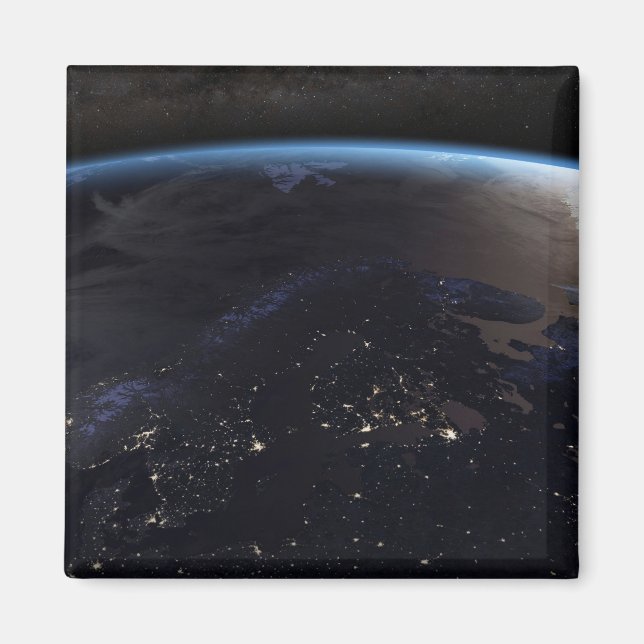 Natt Fjärdeuropa Magnet (Framsidan)