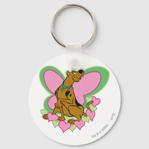 Nätt fjäril Scooby-Doo Nyckelring