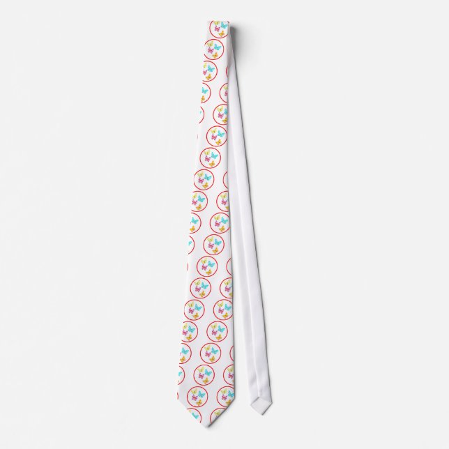 Nätt fjärilar slips (Framsida)