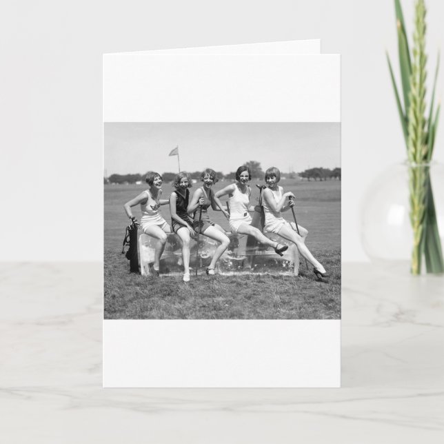 Nätt flickagolfare, 20-tal kort (Framsida)