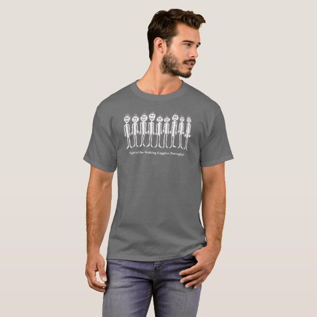 Natt för de vandrande fnissarna t shirt (Hel framsida)