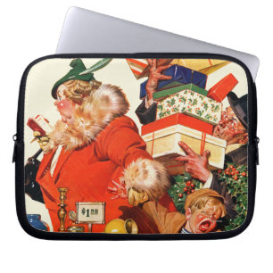 Natt för jul laptop sleeve