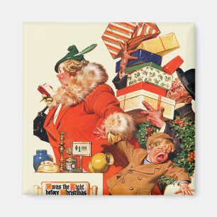 Natt för jul magnet