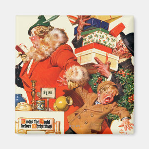 Natt för jul magnet