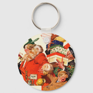 Natt för jul nyckelring