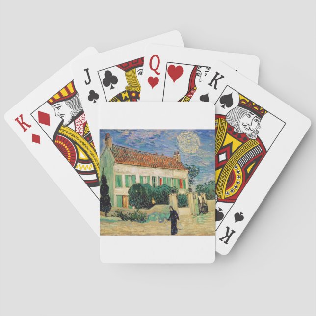 Natt för Van Gogh vithus Casinokort (Baksidan)