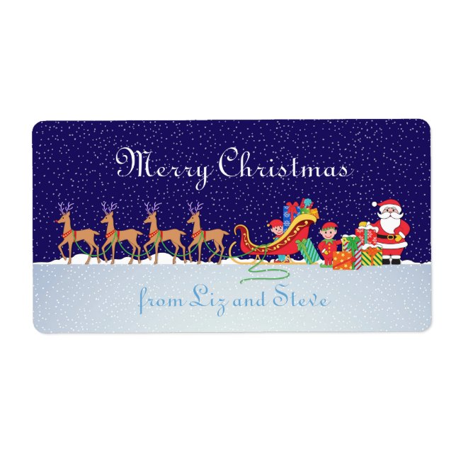 Natt före jul fraktsedel (Framsidan)