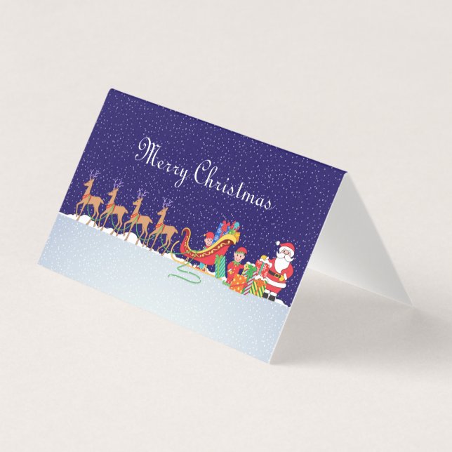 Natt före jul kort (Framsida)