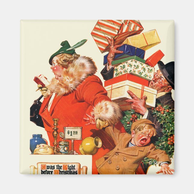 Natt före jul magnet (Framsidan)