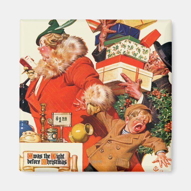 Natt före jul magnet (Framsidan)