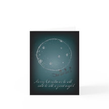 Natt före jul, traditionellt gratulationskort