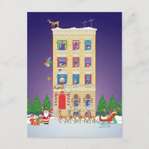 Natt före jul vykort