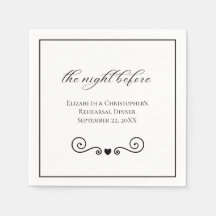 Natt före minimalistisk repetitionsmiddag