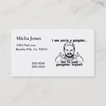 Nätt gangster jag själv