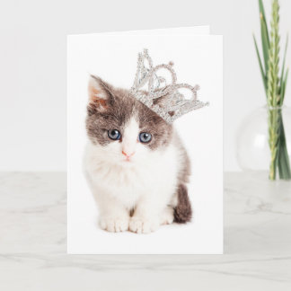 Nätt hälsningkort för Princess Kattunge Kort