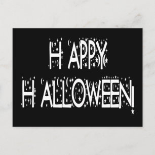 Natt Happy halloween Vykort