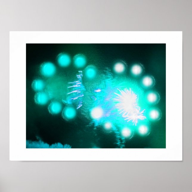 Natt Himlar art Poster (Framsidan)