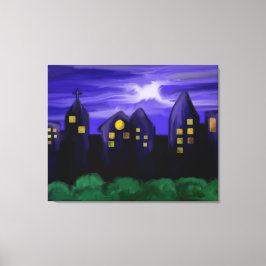 Natt himlar canvas art