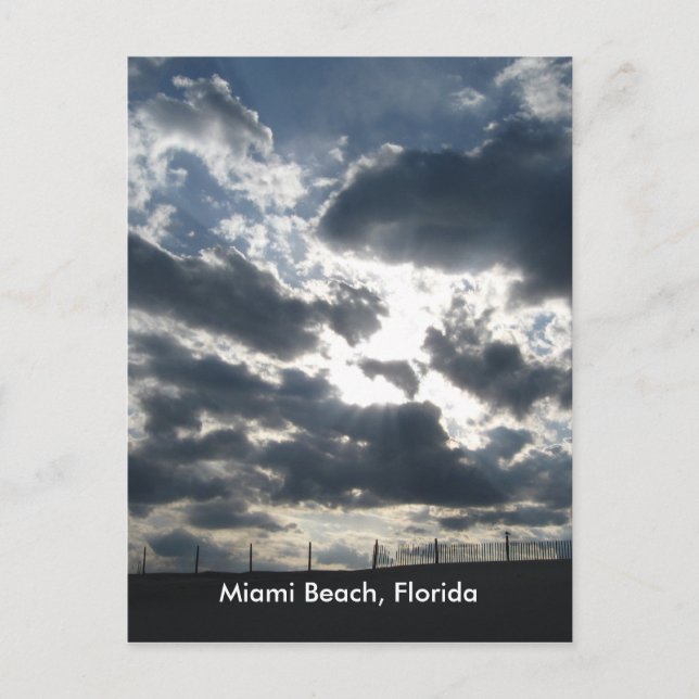 Natt Himlar Post Vykort (Framsida)