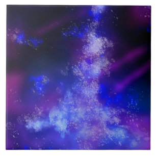 Natt Himmel Blå Safir Keramisk Kakel