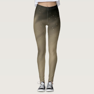 Natt Himmel Norrsken Galaxy Leggings