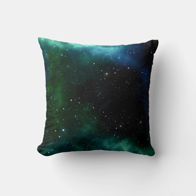 Natt himmel och stjärnor kudde (Framsida)