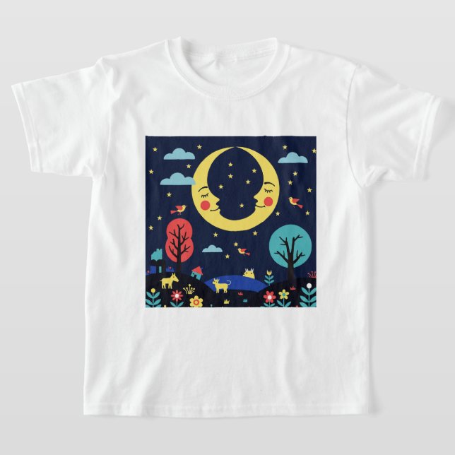 Natt himmel t shirt (Laydown)