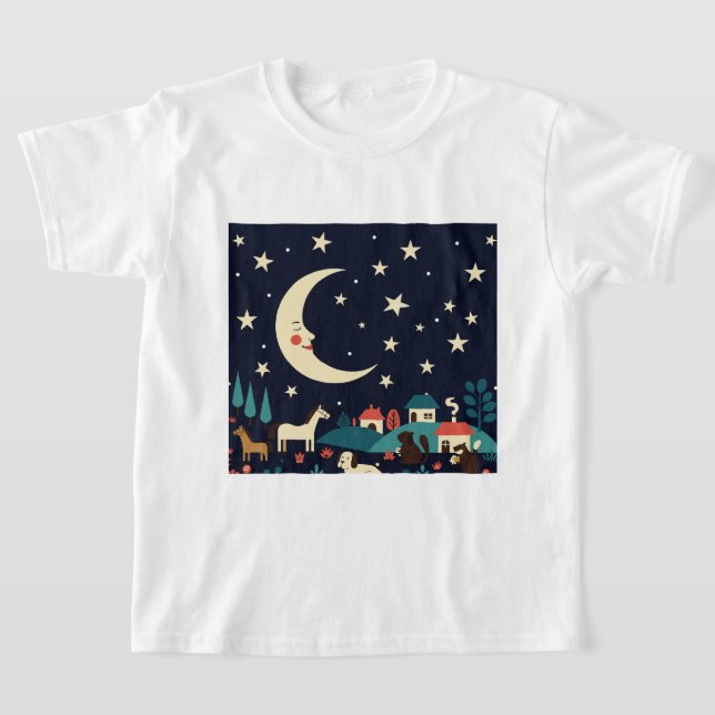 Natt himmel t shirt (Laydown)