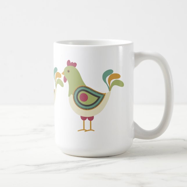 Nätt hönor kaffemugg (Höger)