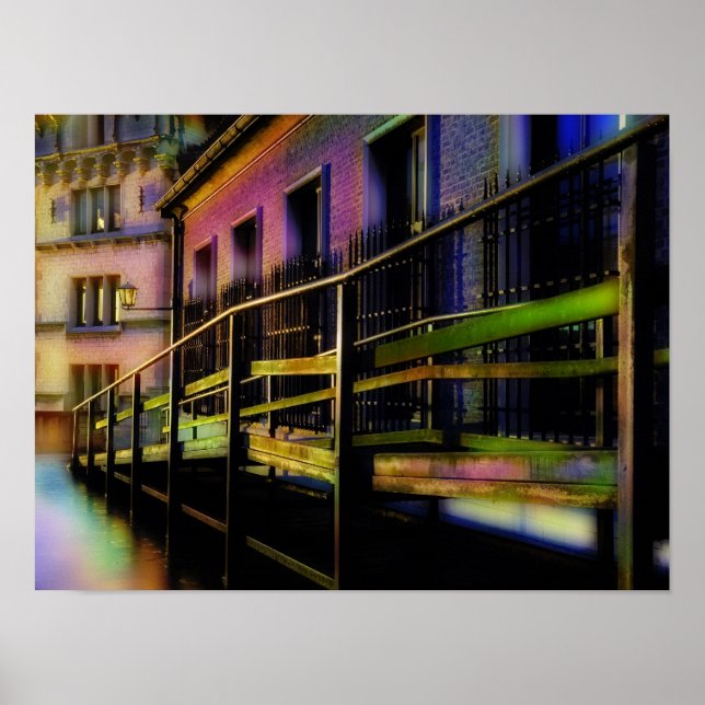 Natt i Antwerpen Poster (Framsidan)