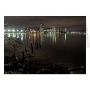 Natt i Botafogo Bay Hälsningskort
