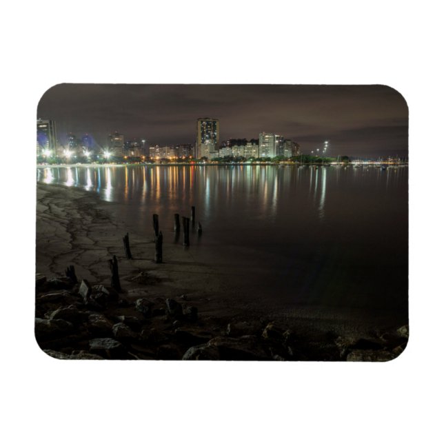 Natt i Botafogo Bay Magnet (Horisontell)