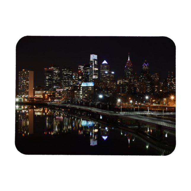 Natt i Philly Magnet (Horisontell)