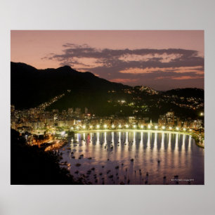 Natt i Rio de Janeiro, Brasilien Poster