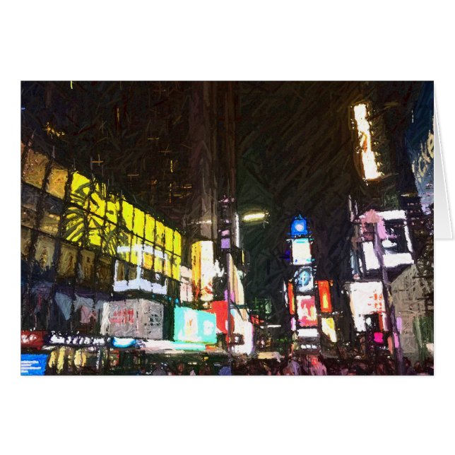 Natt i staden, kort (Framsidan Horizontal)