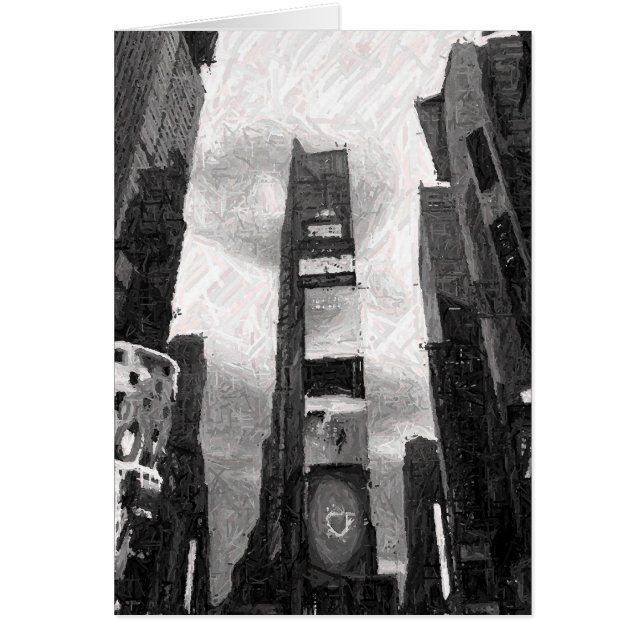 Natt i staden, kort (Framsidan)