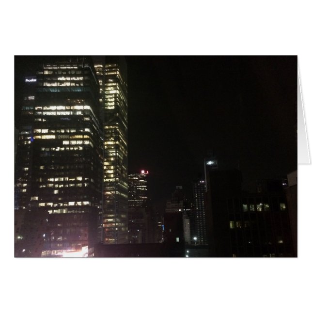 Natt i staden, kort (Framsidan Horizontal)