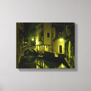 Natt i Venedig Canvastryck