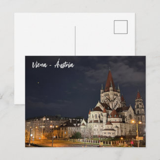 Natt i Wien, Österrike Vykort