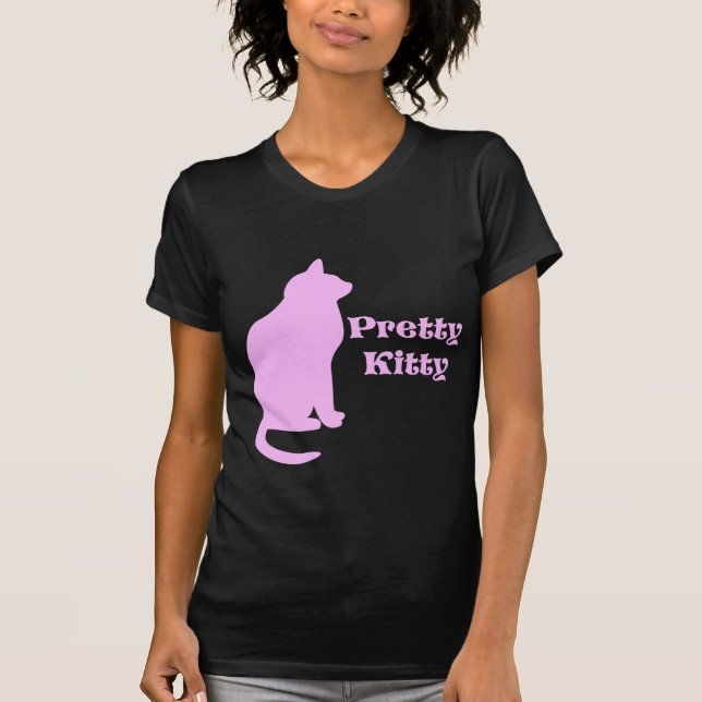Nätt kattunge tee shirt (Framsida)