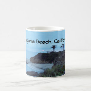 Nätt kust- solnedgångar för Kalifornien strand Kaffemugg