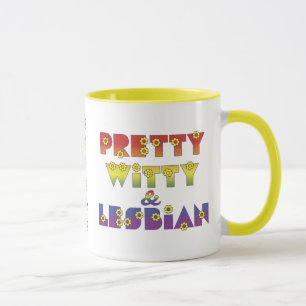 Nätt kvick lesbisk mugg