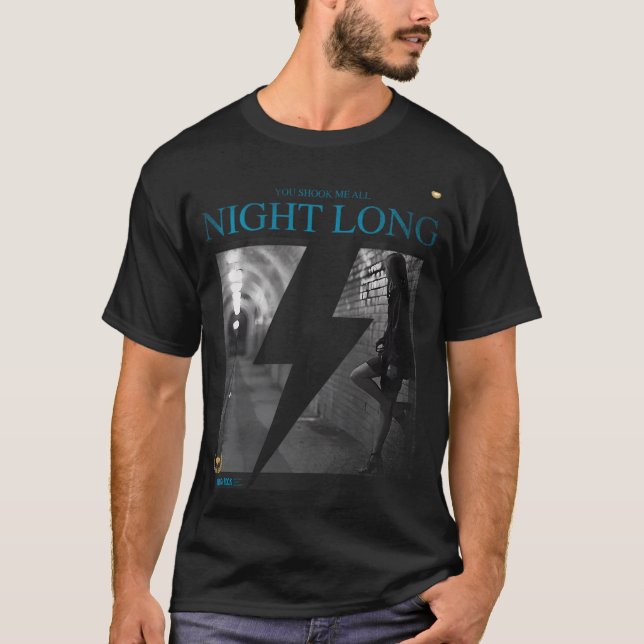 Natt Lång T Shirt (Framsida)