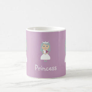 Nätt lila Princessmugg Kaffemugg