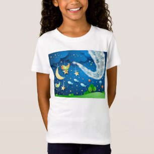 Natt med musik och fåglar t shirt