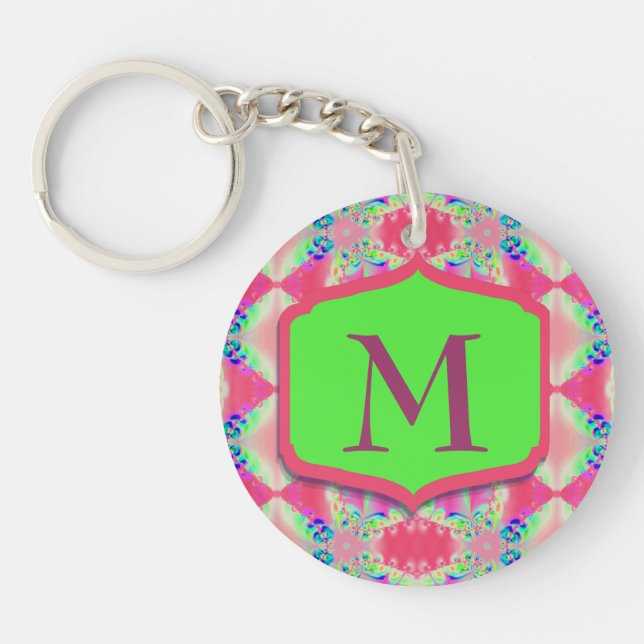 Nätt mönster för Monogramrosagrönt (Framsidan)