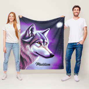 Natt Mystical Varg Fleece Blanket