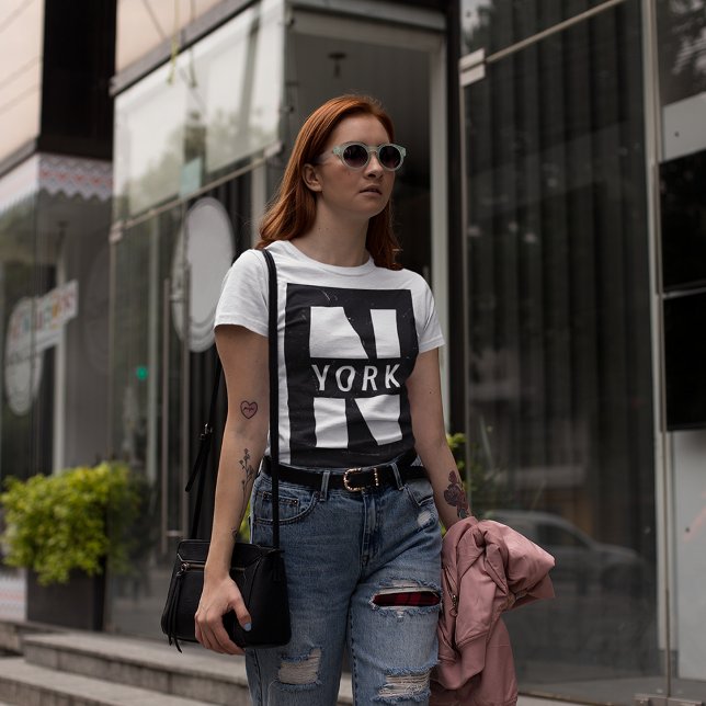 Natt New York T Shirt (Bold women on the way to achieve success)